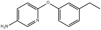 6-(3-乙基苯氧基)吡啶-3-胺, 1016772-75-0, 结构式