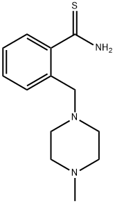 2-[(4-methylpiperazin-1-yl)methyl]benzenecarbothioamide Structure