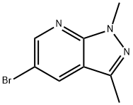 5-溴-1,3-二甲基-1H-吡唑并[3,4-B]吡啶,1016842-99-1,结构式