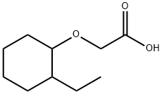 2-[(2-ethylcyclohexyl)oxy]acetic acid Structure