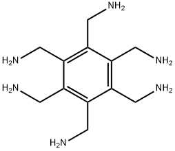 1,2,3,4,5,6-苯六甲胺 结构式