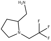 1-(2,2,2-三氟乙基)吡咯烷-2-基]甲胺, 1019381-67-9, 结构式