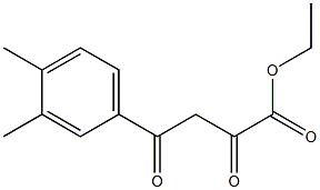 ethyl 4-(3,4-dimethylphenyl)-2,4-dioxobutanoate Struktur