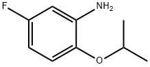 5-フルオロ-2-イソプロポキシアニリン 化学構造式