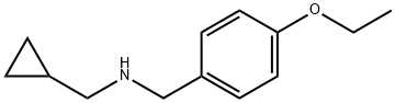 Cyclopropylmethyl-(4-ethoxybenzyl)amine 化学構造式