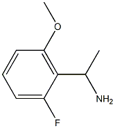 1-(2-fluoro-6-methoxyphenyl)ethan-1-amine Struktur