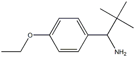 1-(4-ethoxyphenyl)-2,2-dimethylpropan-1-amine Structure