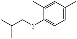 2,4-dimethyl-N-(2-methylpropyl)aniline Struktur