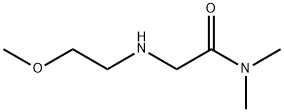 2-[(2-methoxyethyl)amino]-N,N-dimethylacetamide Structure