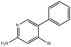 4-Bromo-2-amino-5-phenylpyridine Structure