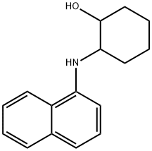 2-(1-Naphthalenylamino)cyclohexanol 化学構造式