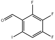 2,3,4-trifluoro-6-iodobenzaldehyde Struktur