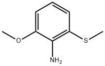 2-methoxy-6-(methylsulfanyl)aniline 化学構造式