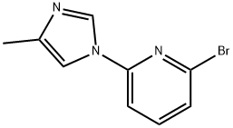 2-Bromo-6-(4-methylimidazol-1-yl)pyridine 结构式