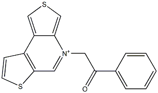 4-(2-oxo-2-phenylethyl)dithieno[3,4-b:3,2-d]pyridin-4-ium|