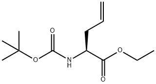 (2S)-2-tert-Butoxycarbonylamino-pent-4-enoic acid ethyl ester Struktur