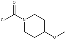 1-Piperidinecarbonyl chloride, 4-methoxy- 化学構造式