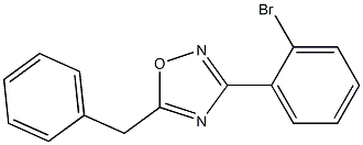 5-Benzyl-3-(2-bromophenyl)-1,2,4-oxadiazole 结构式