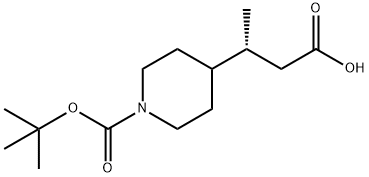 (BETAR)-1-BOC-BETA-METHYL-4-PIPERIDINEPROPANOIC ACID Struktur