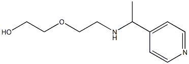 2-(2-{[1-(pyridin-4-yl)ethyl]amino}ethoxy)ethan-1-ol 结构式