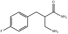 3-amino-2-[(4-fluorophenyl)methyl]propanamide 结构式