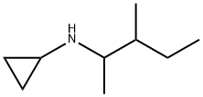 N-(3-甲基戊烷-2-基)环丙胺, 1038310-99-4, 结构式