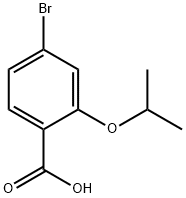 4-bromo-2-(propan-2-yloxy)benzoic acid Structure