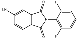 5-amino-2-(2,6-difluorophenyl)-2,3-dihydro-1H-isoindole-1,3-dione 结构式