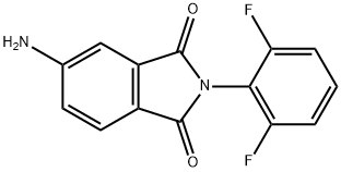 5-amino-2-(2,6-difluorophenyl)-2,3-dihydro-1H-isoindole-1,3-dione,1038980-96-9,结构式