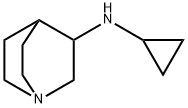 N-cyclopropyl-1-azabicyclo[2.2.2]octan-3-amine Struktur