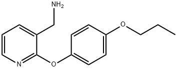 2-(4-丙氧基苯氧基)吡啶-3-基]甲胺 结构式