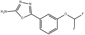 1039899-32-5 5-[3-(二氟甲氧基)苯基]-1,3,4-噁二唑-2-胺