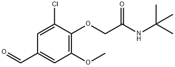 N-tert-butyl-2-(2-chloro-4-formyl-6-methoxyphenoxy)acetamide|