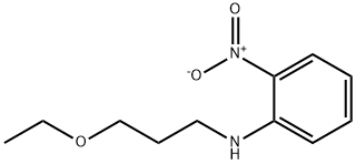 N-(3-ethoxypropyl)-2-nitroaniline 化学構造式