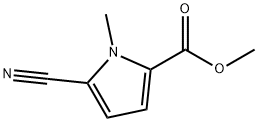 5-氰基-1-甲基-1H-吡咯-2-羧酸甲酯,1041644-52-3,结构式