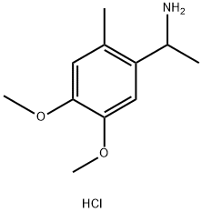 1-(4,5-dimethoxy-2-methylphenyl)ethan-1-amine hydrochloride Structure