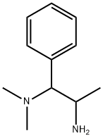 (2-amino-1-phenylpropyl)dimethylamine Structure
