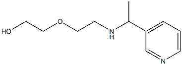 2-(2-{[1-(pyridin-3-yl)ethyl]amino}ethoxy)ethan-1-ol 结构式