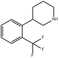3-(2-(三氟甲基)苯基)哌啶, 1044765-43-6, 结构式