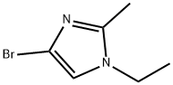 4-BROMO-1-ETHYL-2-METHYL-1H-IMIDAZOLE Struktur