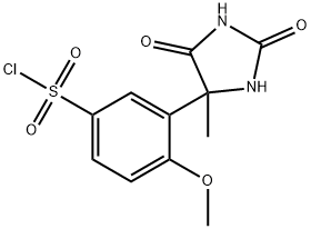 4-methoxy-3-(4-methyl-2,5-dioxoimidazolidin-4-yl)benzene-1-sulfonyl chloride|4-甲氧基-3-(4-甲基-2,5-二氧代咪唑烷-4-基)苯并-1-磺酰氯