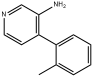 3-AMINO-4-(2-TOLYL)PYRIDINE Structure