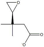 (S)-3-methyl-3-(oxiran-2-yl)butyrate Structure