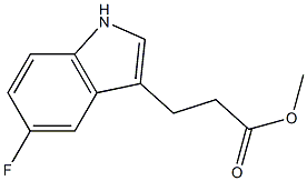 Methyl 3-(5-Fluoro-3-indolyl)propanoate Structure