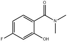 4-fluoro-2-hydroxy-N,N-dimethylbenzamide Struktur