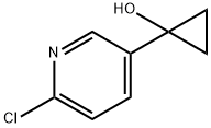 1-(6-CHLORO-3-PYRIDINYL)-CYCLOPROPANOL Structure