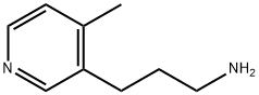 3-(4-methylpyridin-3-yl)propan-1-amine 化学構造式