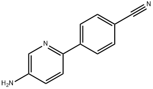 4-(5-AMINOPYRIDIN-2-YL)BENZONITRILE Struktur