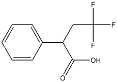 4,4,4-trifluoro-2-phenylbutanoic acid 化学構造式