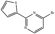 4-Bromo-2-(2-thienyl)pyrimidine Struktur